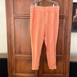 Athleta cabo linen jogger sz 16